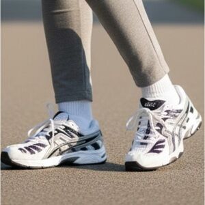 Asics Black and White Sneakers